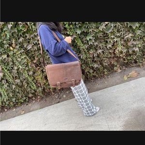 New Buffalo Leather Bag Satchel Briefcase